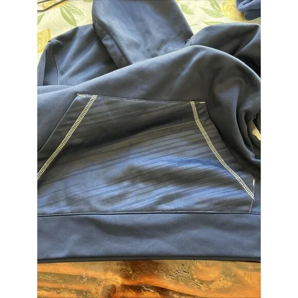 Nike NFL New England Patriots Men’s Large Hoodie Sweatshirt Blue - Picture 7 of 9